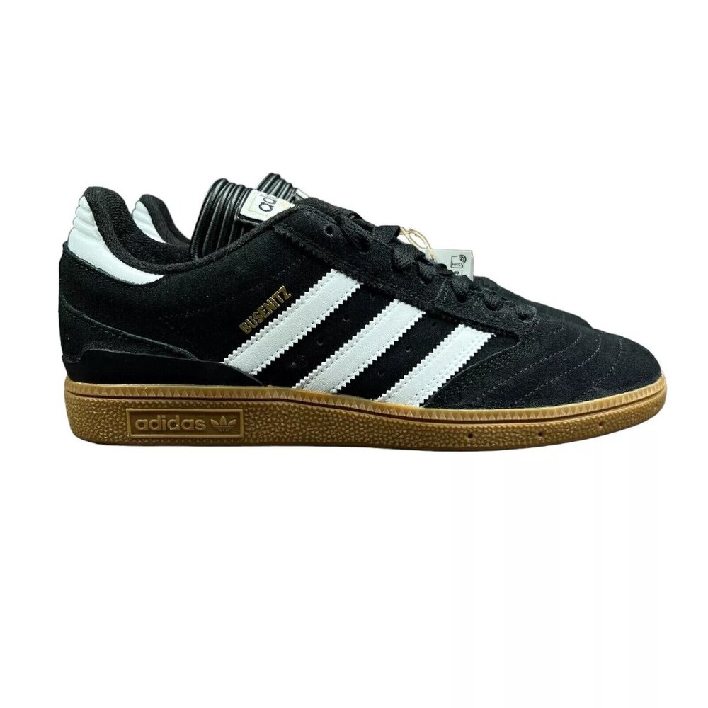 Adidas Busenitz Black White Metallic Gold Skateboard Shoes G48060 Mens Sz 7-14 *